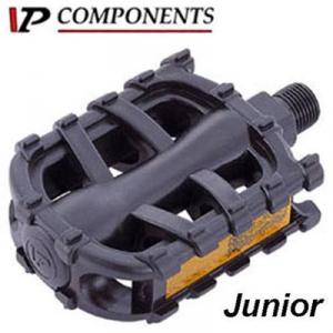Pedaler VP Junior svarta 9/16" 1 par