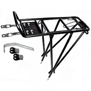 Pakethållare justerbar aluminium 26-28" Universal