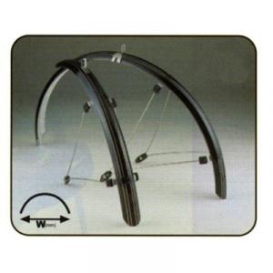 Skärmsats 20" Heltäckande Svart Universal