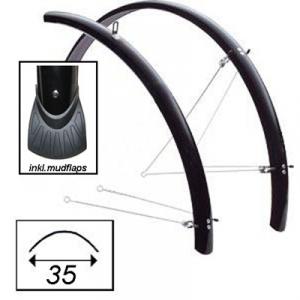 Skärmsats cyclocross 28"/622 svart Universal