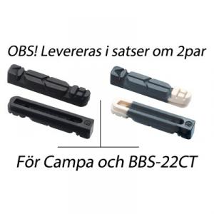 Bromsgummi BBB TechStop Campa./BBB Svart