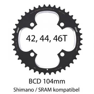 Framdrev BBB RoundAbout 4-bult 104mm 9/10speed 46 tänder