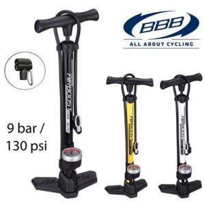 Fotpump BBB AirBoost 62cm Gul