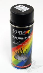 Sprayfärg Svart Värmetålig 400ml Motip
