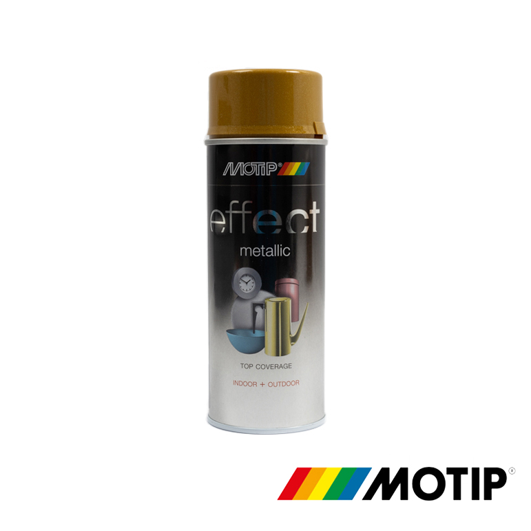 Sprayfärg guldmetallic 400ml Motip