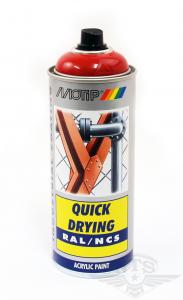 Sprayfärg baja ljusröd/rubinröd 400ml Motip