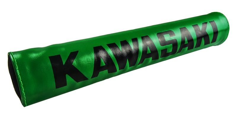 Styrskydd Kawasaki grön/svart