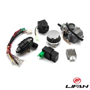 Förgasarkit-Elkit Lifan 49-72cc med elstart