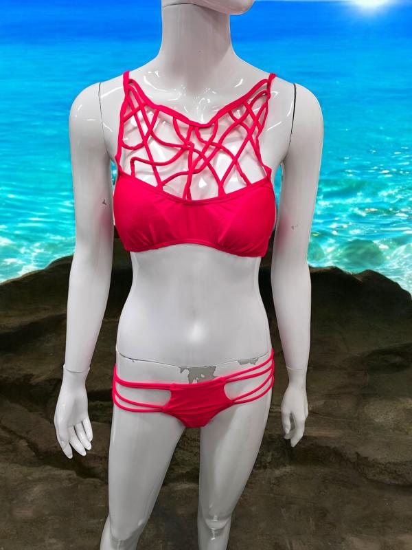 Bikini Red Spider Storl. L