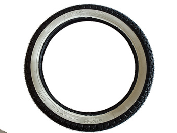 Däck 2.75 - 17 " Vit sida TT Road (21x2.75)