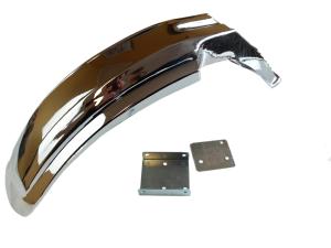 Framskärm enduro kromad Universal