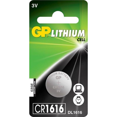 Batteri GP Lithium CR1616 3V