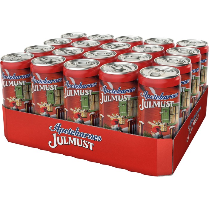 Julmust Apotekarnes 20x33cl inkl pant