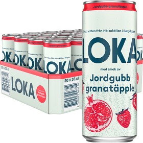 Loka Jordgubb/granatäpple 20x33cl