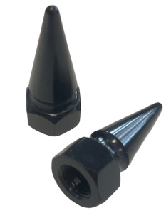 Ventilhattar Spike Svarta 1 par Universal