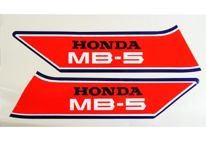 Tankdekaler Honda MB5 -1984 röd/vit/blå