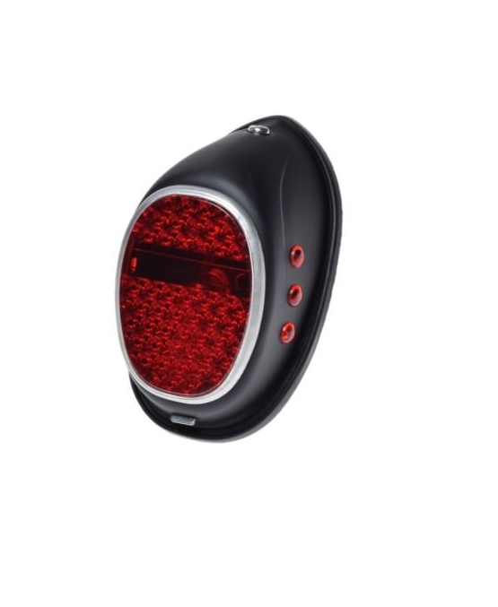 Baklyse svart 104x52mm Universal