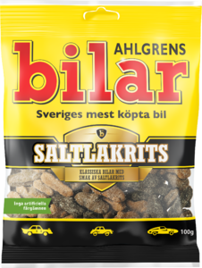 Ahlgrens bilar Saltlakrits 100 gram