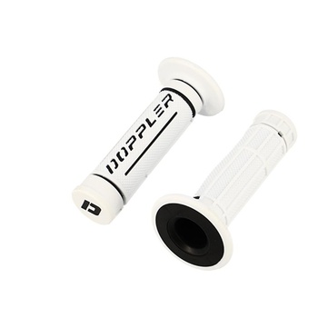 Handtag Enduro Doppler vit/svart 1 par Universal