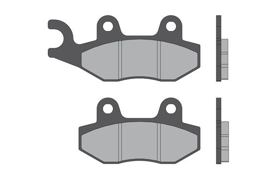 Bromsbelägg Kymco Agility 16" 1 par Malossi