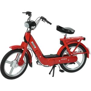 Modellmoped/samlarmoped Piaggio Ciao röd skala 1:10
