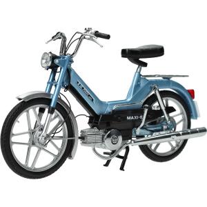 Modellmoped/samlarmoped Puch Maxi ljusblå skala 1:10