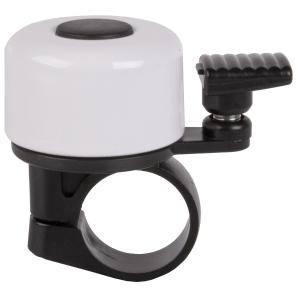 Ringklocka MTB vit stål