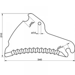 Supersnittvagn greenland kniv deutz fahr VF0627.8720