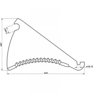 Supersnittvagn kniv kemper 74810
