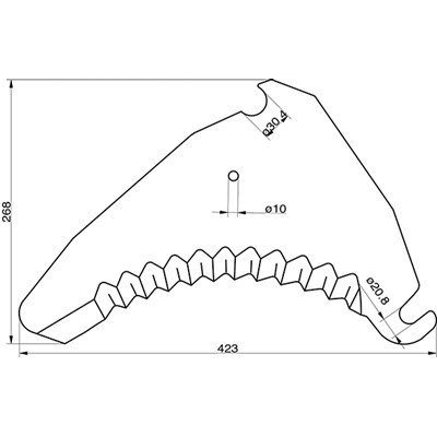 Supersnittvagn kniv krone 334.899.0