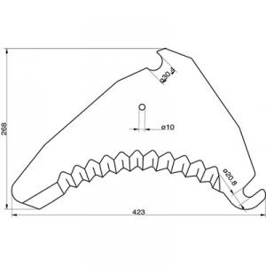 Supersnittvagn kniv krone 334.899.0