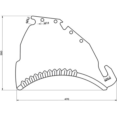 Supersnittvagn kniv schuitemaker 413.18.501