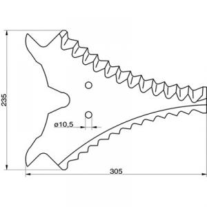Supersnittvagn kniv strautmann 504.36.501