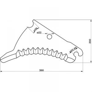 Rundbal vicon kniv deutz fahr 1661.3168