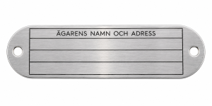 Ägarens namn och hemvist Emblem NOS