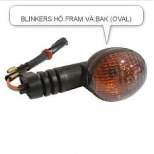 Blinkers Reiju MRX mfl. Höger fram/Vänster bak mörkt