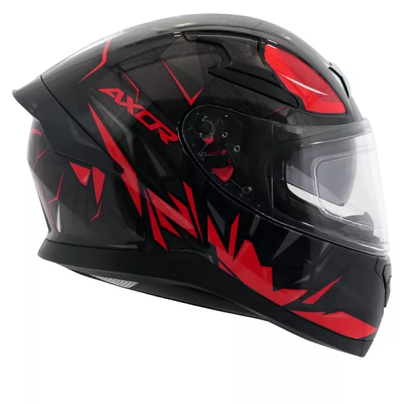 MC-Motorcykel Integralhjälm Apex Hunter Red