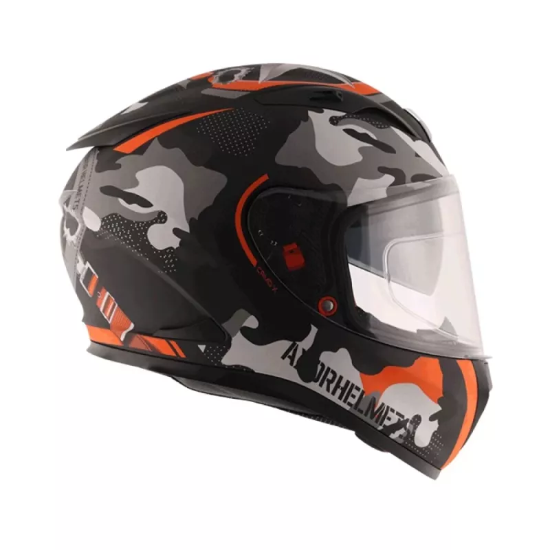 MC-Motorcykel Integralhjälm Street Camo Orange