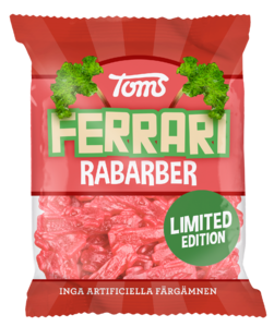 Ferraribilar Rabarber 120gram