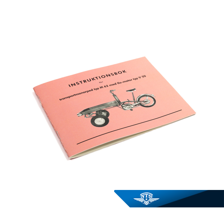 Instruktionsbok Flakmoped ILO motor