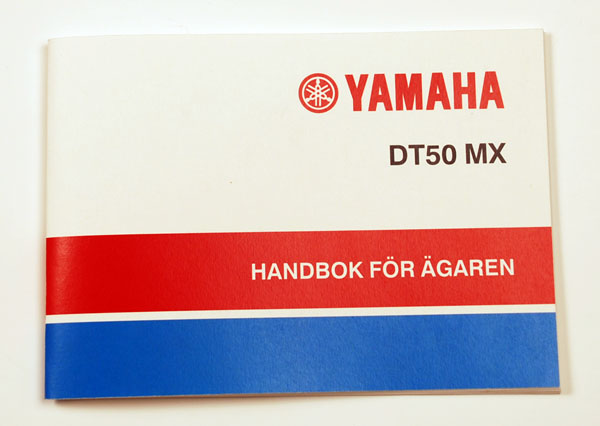 Instruktionsbok Yamaha DT50MX