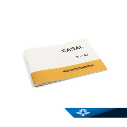 Instruktionsbok Casal K-190 mfl.