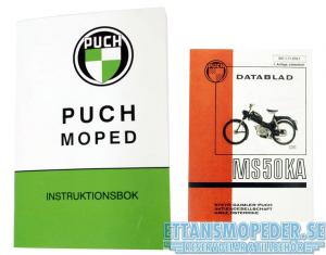 Instruktionsbok Puch MS50 KA