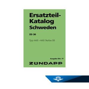 Reservdelskatalog Zündapp ZD30