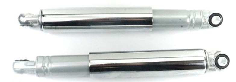 Stötdämpare inkapslad silver/krom 290mm IMCA Universal 1 par