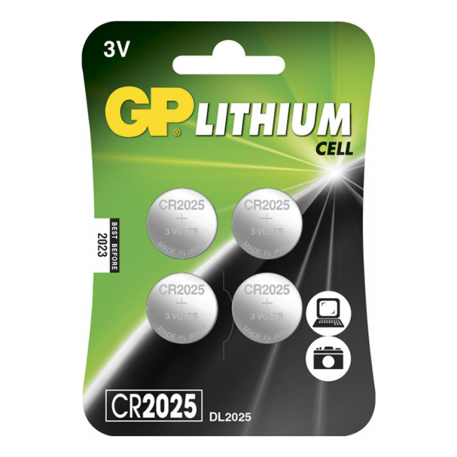 Batteri GP Lithium CR2025 3V