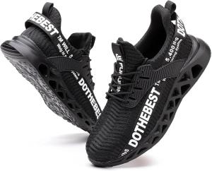 Arbetsskor sneakermodell Dothebest svarta