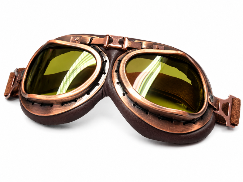 Goggles gula glas vintage