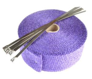 Avgasbandage lila 10 meter Universal