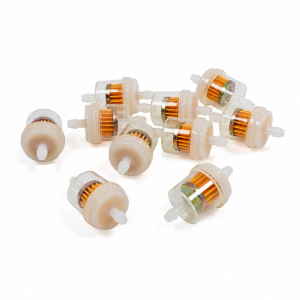 Bensinfilter rund transparent 6mm Universal